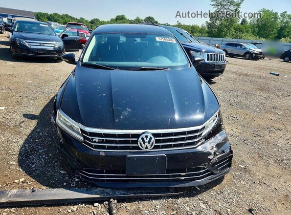 1VWAT7A32GC034850 2016 VOLKSWAGEN PASSAT Black წინა ხედი