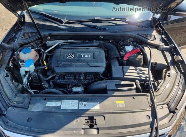 1VWAT7A32GC034850 2016 VOLKSWAGEN PASSAT Black უკანა სალონის ხედი