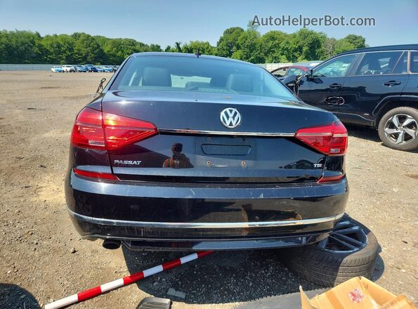 1VWAT7A32GC034850 2016 VOLKSWAGEN PASSAT Black უკანა ხედი