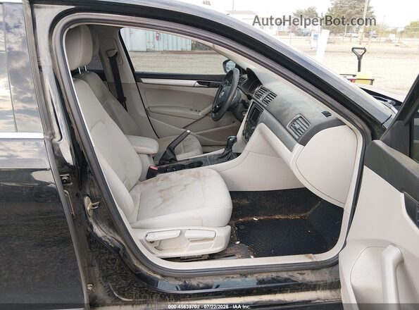 1VWAT7A32GC043712 2016 VOLKSWAGEN PASSAT Black Սալոնի դիմացի տեսք