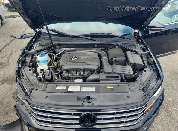 1VWAT7A32GC045850 2016 VOLKSWAGEN PASSAT Black Vista interior trasera