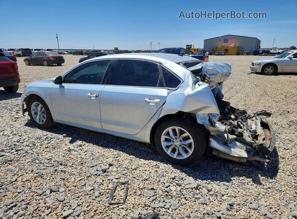 1VWAT7A32HC012624 2017 VOLKSWAGEN PASSAT Серебряный Задняя левая четверть