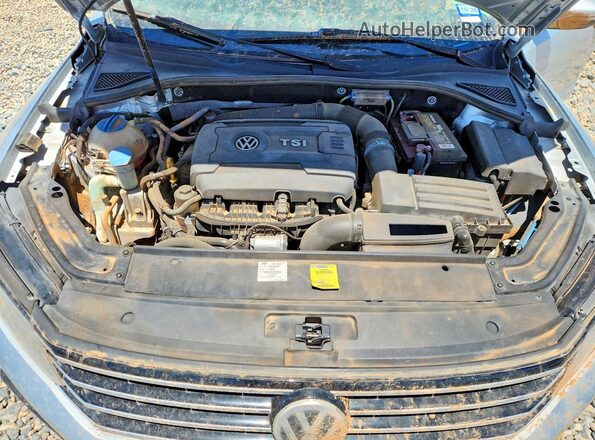 1VWAT7A32HC012624 2017 VOLKSWAGEN PASSAT Серебряный Вид задней части салона