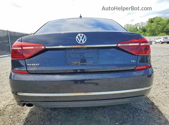 1VWAT7A32HC027866 2017 VOLKSWAGEN PASSAT Black Widok z tyłu
