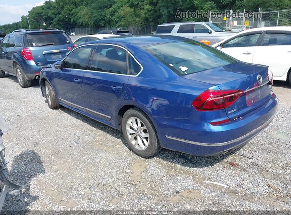 1VWAT7A33HC076042 2017 VOLKSWAGEN PASSAT Blue Trasero izquierdo
