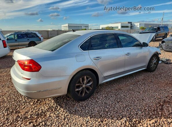 1VWAT7A36GC045074 2016 VOLKSWAGEN PASSAT Серебряный Задняя правая четверть