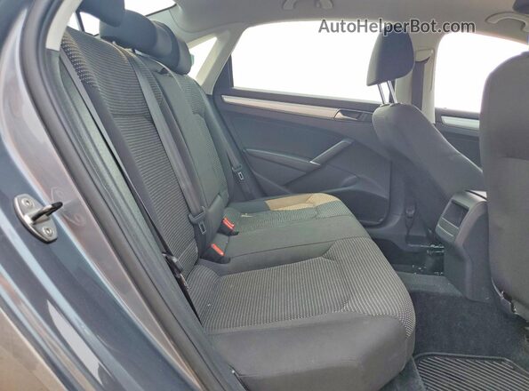 1VWAT7A36HC032147 2017 VOLKSWAGEN PASSAT Gray Rear seats view
