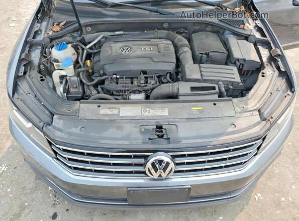 1VWAT7A36HC032147 2017 VOLKSWAGEN PASSAT Gray Rear interior view
