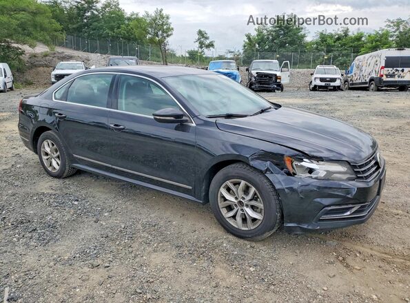 1VWAT7A36HC077329 2017 VOLKSWAGEN PASSAT Black Передня права чверть