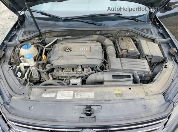 1VWAT7A36HC077329 2017 VOLKSWAGEN PASSAT Black Вид задньої частини салону