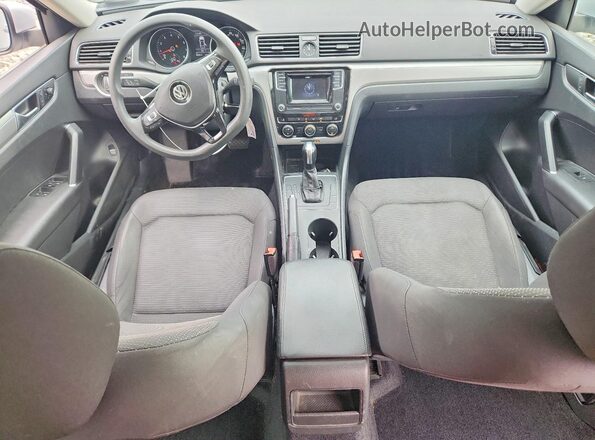 1VWAT7A37GC012858 2016 VOLKSWAGEN PASSAT Silver Առջևի վահանակի տեսք