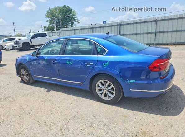 1VWAT7A37GC058707 2016 VOLKSWAGEN PASSAT Blue Rear left