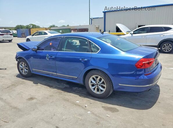 1VWAT7A38GC038854 2016 VOLKSWAGEN PASSAT Синий Задняя левая четверть