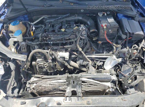 1VWAT7A38GC038854 2016 VOLKSWAGEN PASSAT Синий Вид задней части салона