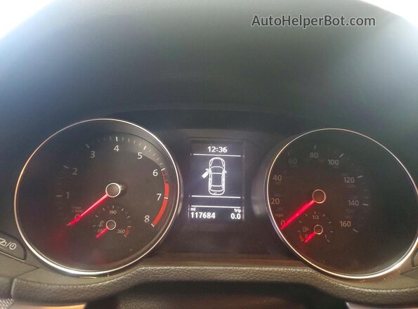 1VWAT7A39GC020363 2016 VOLKSWAGEN PASSAT Silver Instrument cluster view