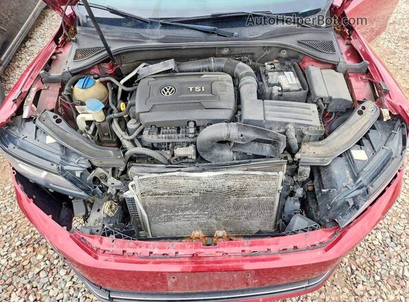 1VWAT7A39GC035591 2016 VOLKSWAGEN PASSAT Red Սալոնի հետևի տեսք