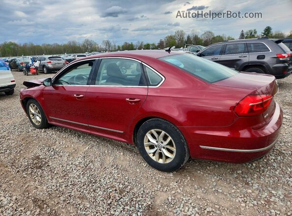 1VWAT7A39GC035591 2016 VOLKSWAGEN PASSAT Red Հետևի ձախ