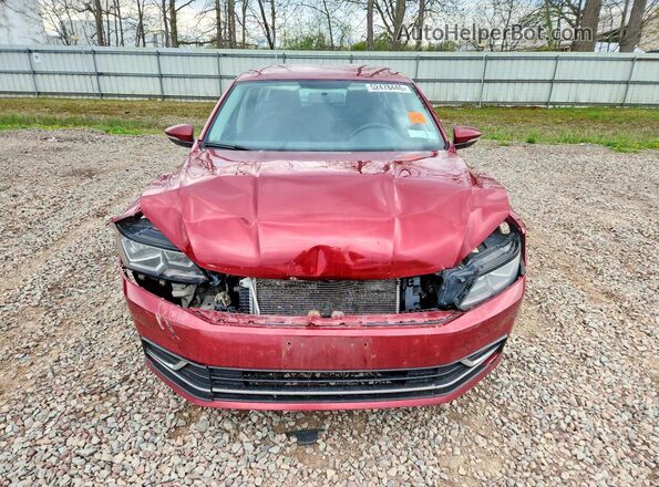 1VWAT7A39GC035591 2016 VOLKSWAGEN PASSAT Red Դիմացի տեսք