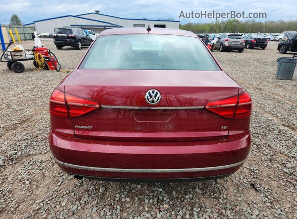 1VWAT7A39GC035591 2016 VOLKSWAGEN PASSAT Red Հետևի տեսք