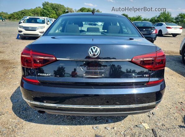 1VWAT7A39HC073923 2017 VOLKSWAGEN PASSAT Black Widok z tyłu