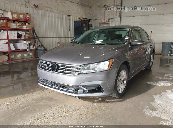 1VWAT7A3XGC003474 2016 VOLKSWAGEN PASSAT Gray Առջևի ձախ երեք քառորդ տեսարան