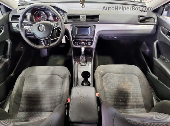 1VWAT7A3XGC038628 2016 VOLKSWAGEN PASSAT Black Widok zestawu wskaźników