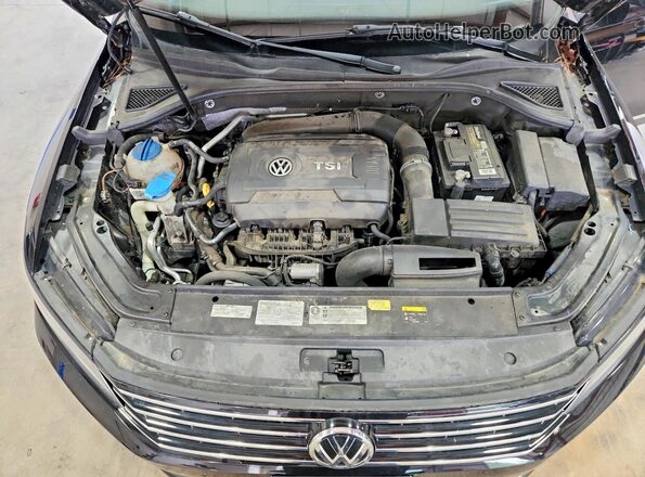 1VWAT7A3XGC038628 2016 VOLKSWAGEN PASSAT Black Widok komory silnika