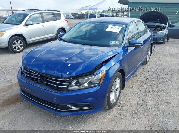 1VWAT7A3XGC040279 2016 VOLKSWAGEN PASSAT Blue Front left