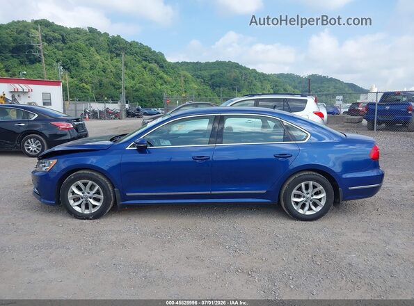 1VWAT7A3XGC040279 2016 VOLKSWAGEN PASSAT Blue 360 interior view