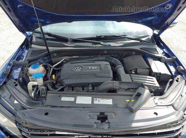 1VWAT7A3XGC040279 2016 VOLKSWAGEN PASSAT Blue Rear view