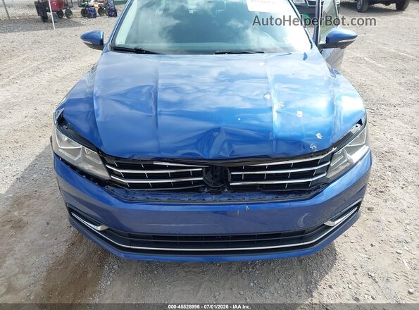 1VWAT7A3XGC040279 2016 VOLKSWAGEN PASSAT Blue Front view