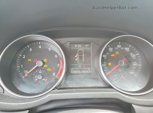 1VWAT7A3XGC045367 2016 VOLKSWAGEN PASAAT Черный Вид щитка приборов