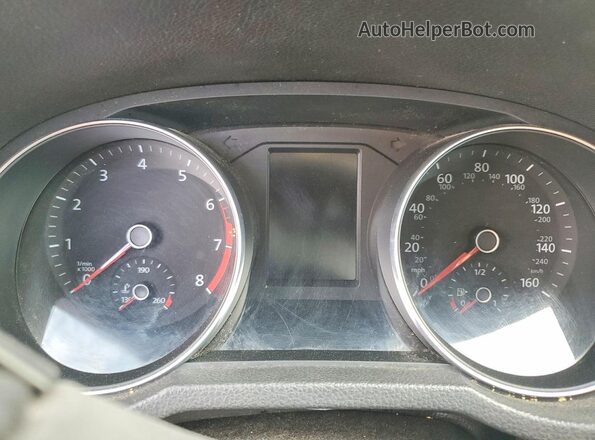 1VWAT7A3XGC051122 2016 VOLKSWAGEN PASSAT Gray Instrument cluster view