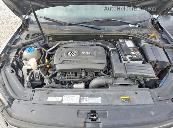 1VWAT7A3XGC051122 2016 VOLKSWAGEN PASSAT Gray Rear interior view