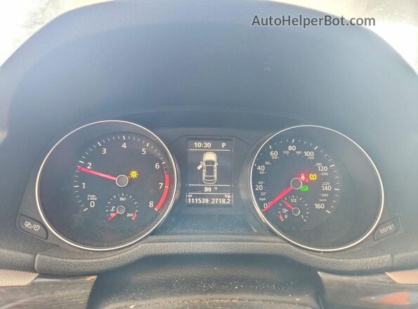 1VWBA7A30JC020608 2018 VOLKSWAGEN PASSAT Gray Vista del cuadro de instrumentos
