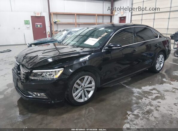 1VWBA7A31JC005180 2018 VOLKSWAGEN PASSAT Черный Передняя левая четверть