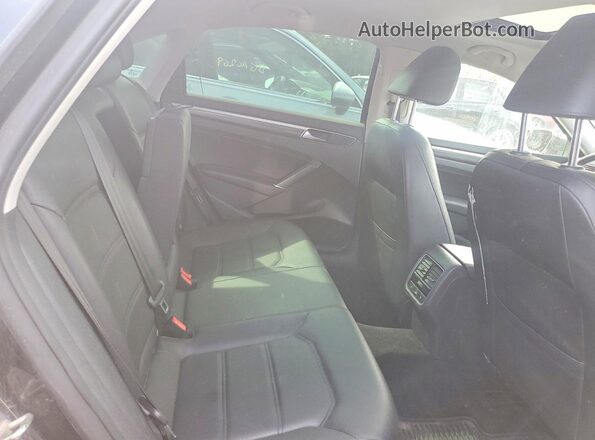 1VWBA7A31JC037336 2018 VOLKSWAGEN PASSAT Black Հետևի նստատեղերի տեսք
