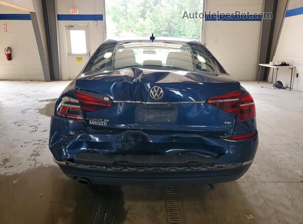 1VWBA7A32JC020965 2018 VOLKSWAGEN PASSAT Синий Вид сзади
