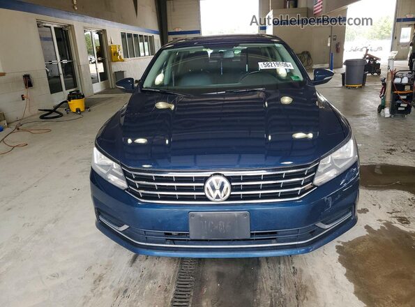 1VWBA7A32JC020965 2018 VOLKSWAGEN PASSAT Синий Вид спереди