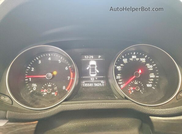 1VWBA7A32JC020965 2018 VOLKSWAGEN PASSAT Синий Вид щитка приборов