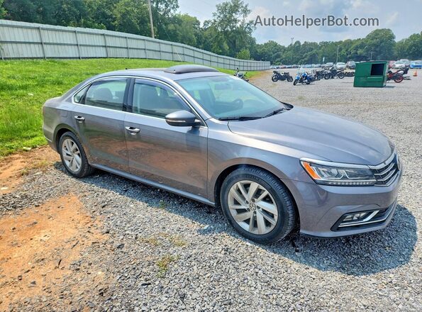 1VWBA7A34JC000927 2018 VOLKSWAGEN PASSAT Gray Przód prawy