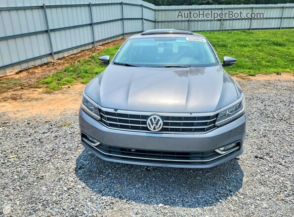 1VWBA7A34JC000927 2018 VOLKSWAGEN PASSAT Gray Widok z przodu