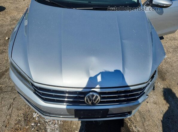 1VWBA7A34JC008204 2018 VOLKSWAGEN PASSAT Серебряный Вид задней части салона
