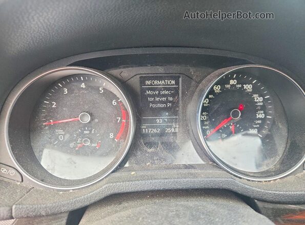 1VWBA7A34JC017405 2018 VOLKSWAGEN PASSAT Black Вид щитка приладів