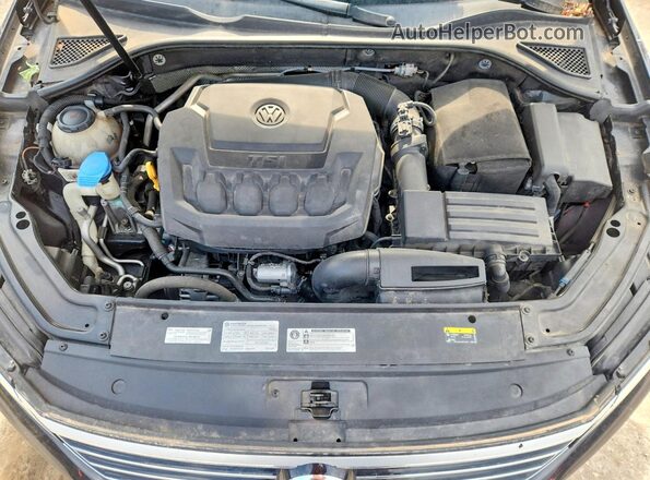 1VWBA7A34JC017405 2018 VOLKSWAGEN PASSAT Black Вид задньої частини салону