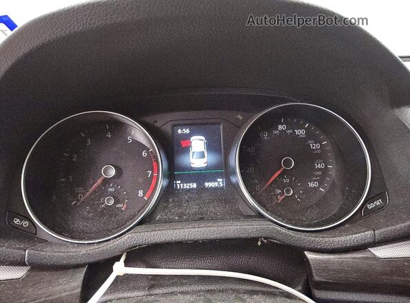 1VWBA7A34JC031983 2018 VOLKSWAGEN PASSAT Gray Instrument cluster view