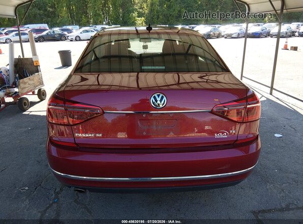1VWBA7A34JC044023 2018 VOLKSWAGEN PASSAT Burgundy 