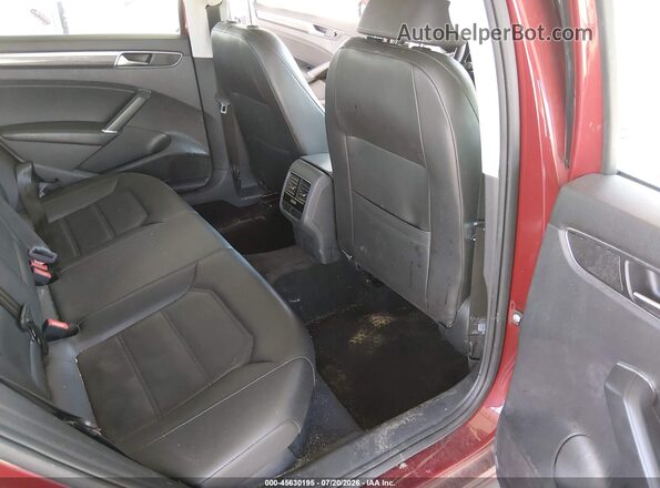 1VWBA7A34JC044023 2018 VOLKSWAGEN PASSAT Burgundy VIN კოდის სტიკერის ხედი