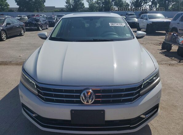 1VWBA7A34JC046774 2018 VOLKSWAGEN PASSAT White Դիմացի տեսք