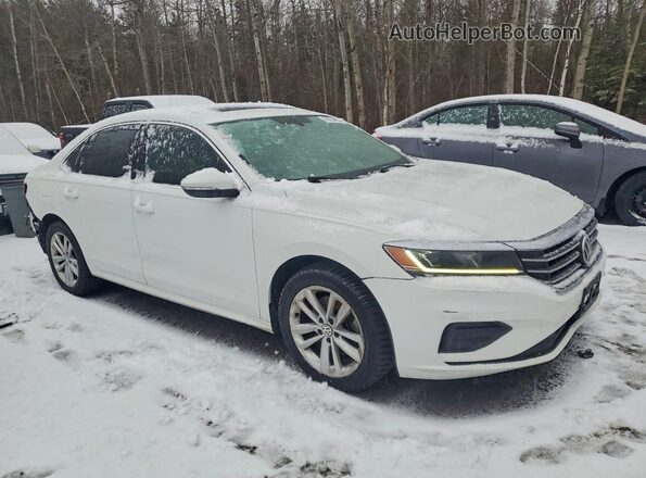 1VWBA7A34MC008501 2021 VOLKSWAGEN PASSAT White Передня права чверть